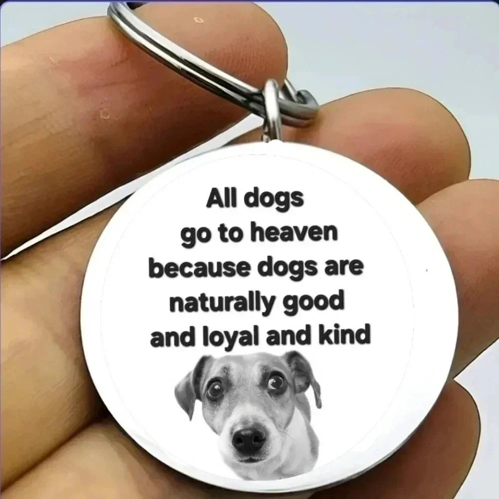baby paw dog puppy love quote keychain